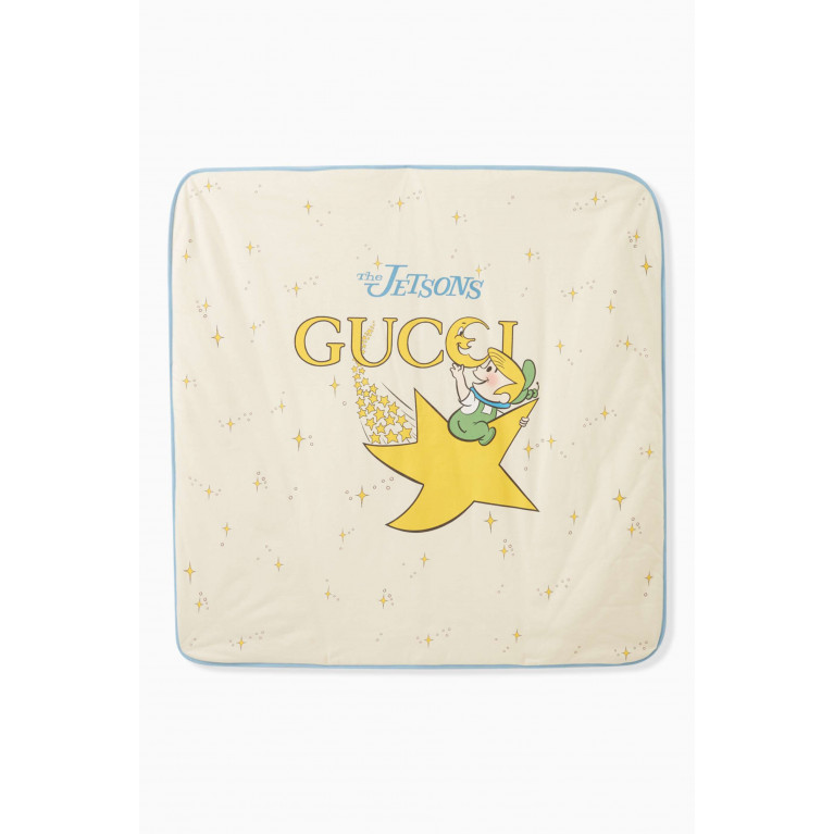 Gucci - x The Jetsons Baby Blanket in Cotton Neutral