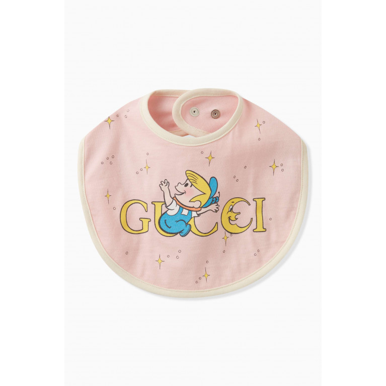 Gucci - x The Jetsons Bib in Cotton Pink