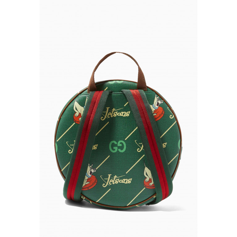 Gucci - x The Jetsons Round Backpack in Supreme Canvas