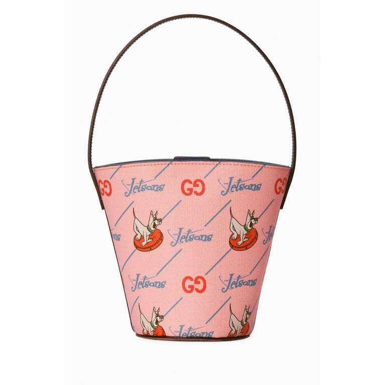 Gucci - x The Jetsons Bucket Bag in Supreme Canvas