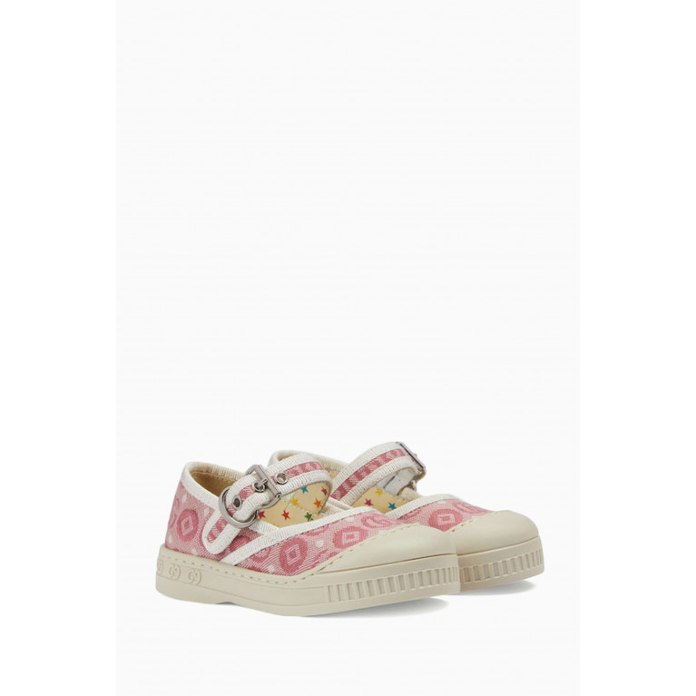 Gucci - Double G Sandals in Cotton-canvas