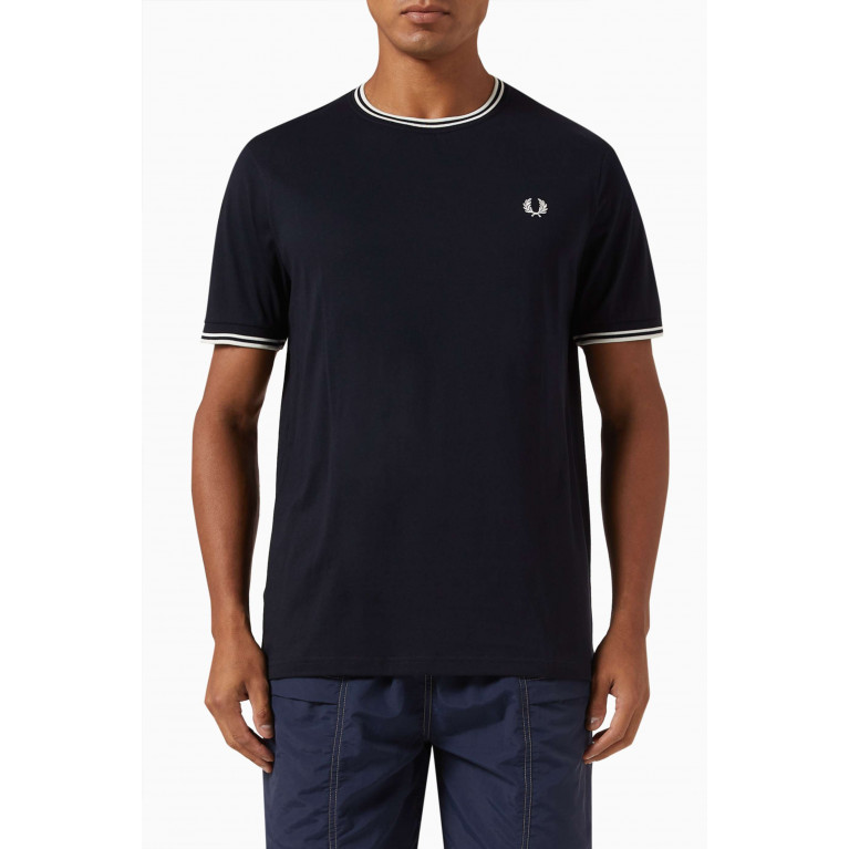 Fred Perry - Twin Tipped T-shirt in Cotton Jersey
