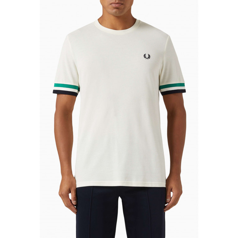 Fred Perry - Bold Tipped T-shirt in Cotton Piqué