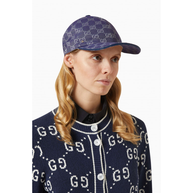 Gucci - GG Baseball Hat in Cotton Canvas