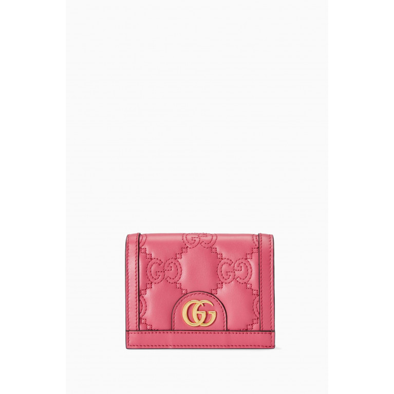 Gucci - Card Case Wallet in GG Matelassé Leather