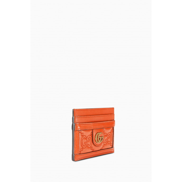 Gucci - Card Case in GG Matelassé Leather