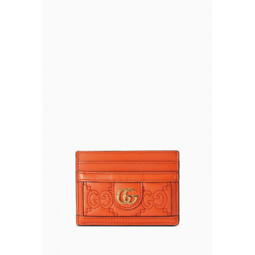 Gucci - Card Case in GG Matelassé Leather