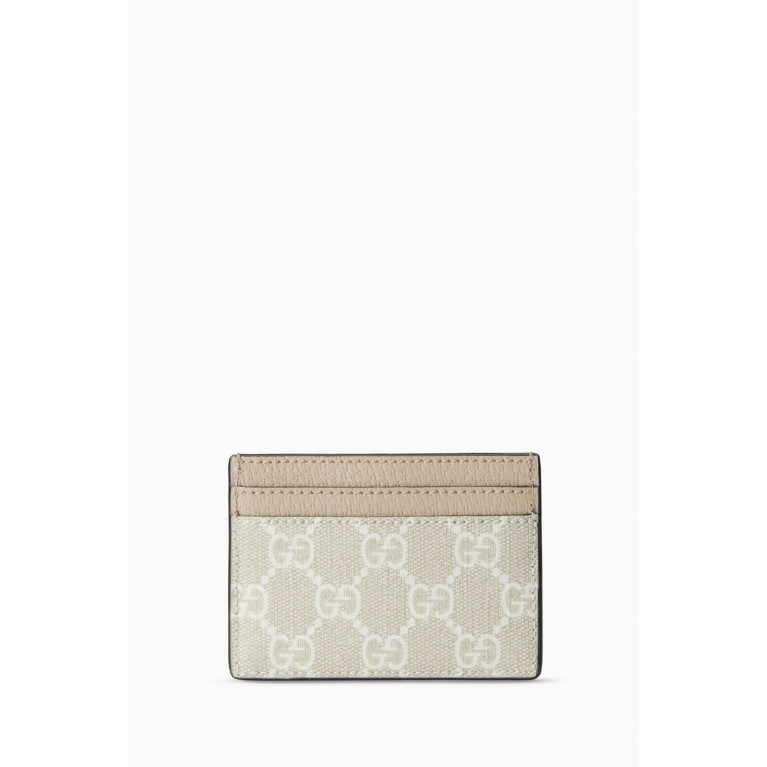 Gucci - Ophidia Card Case in GG Supreme Canvas & Leather