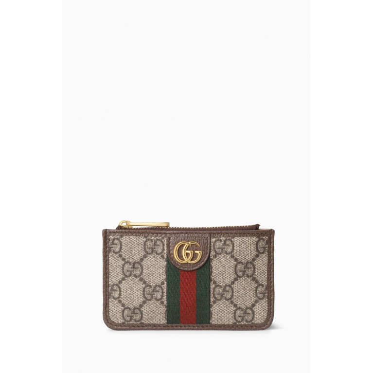 Gucci - Ophidia Card Case in GG Supreme Canvas