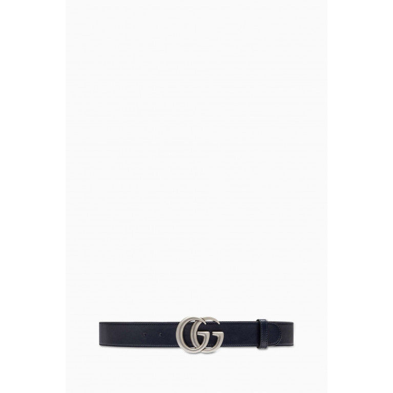 Gucci - GG Marmont Supreme Reversible Belt in Canvas & Leather