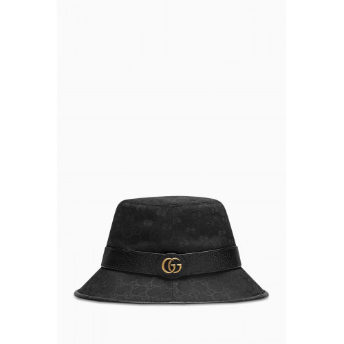 Gucci - Double G Bucket Hat in GG Canvas