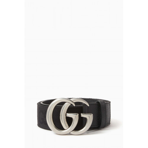 Gucci - GG Marmont Belt in Canvas & Leather