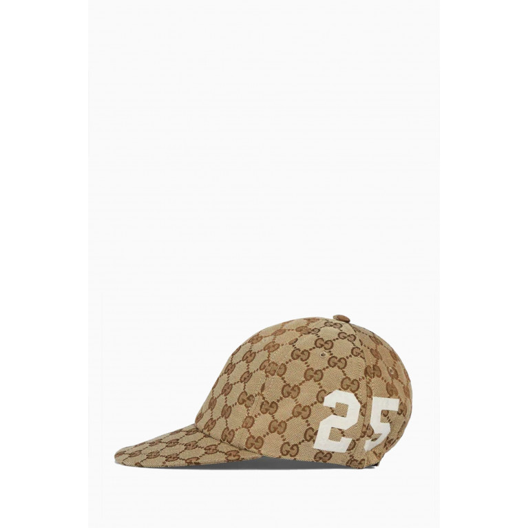 Gucci - Gucci Patch Baseball Hat in GG Cotton Canvas