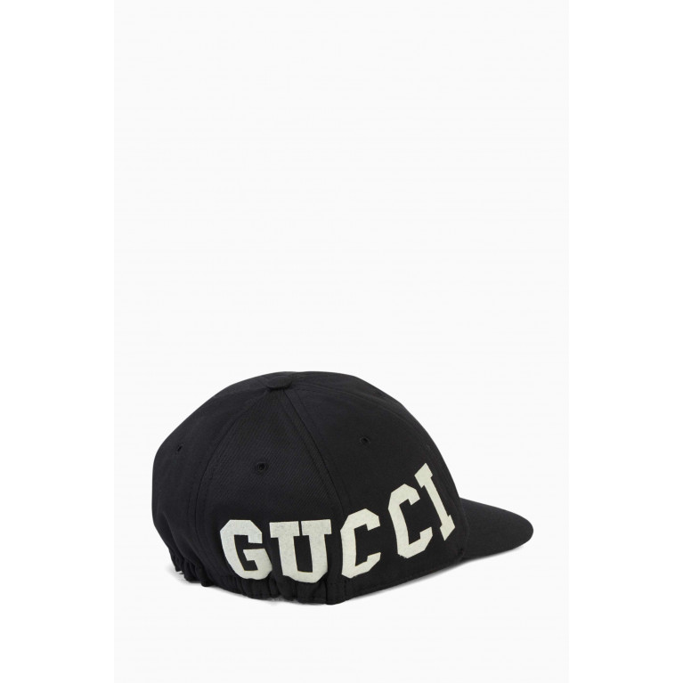 Gucci - Gucci Patch Baseball Hat in Cotton Canvas