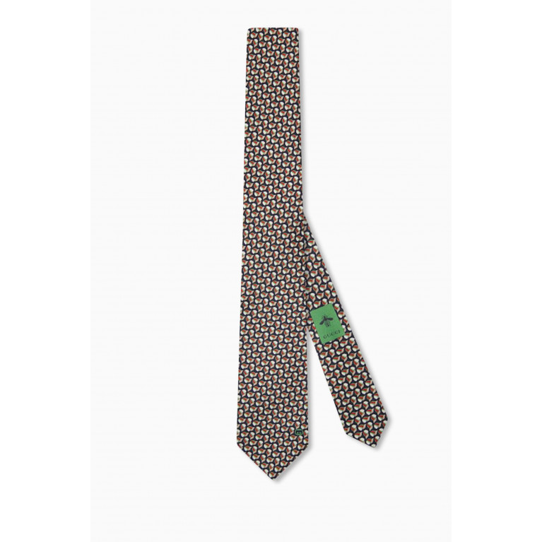 Gucci - Interlocking G Baseball Hat Print Tie in Silk