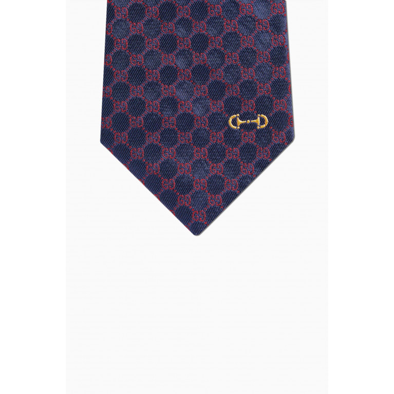 Gucci - GG Monogram Tie in Silk Jacquard