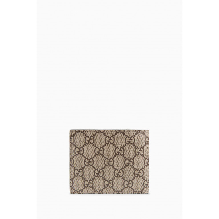Gucci - Neo Vintage GG Supreme Bi-fold Wallet in Coated-canvas