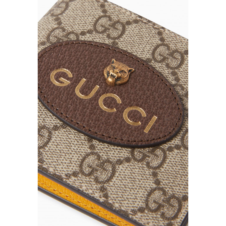 Gucci - Neo Vintage GG Supreme Bi-fold Wallet in Coated-canvas
