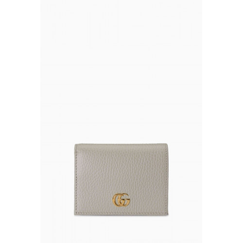 Gucci - GG Marmont Card Case in Grained Leather