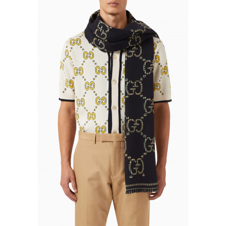 Gucci - Printed Scarf in Wool