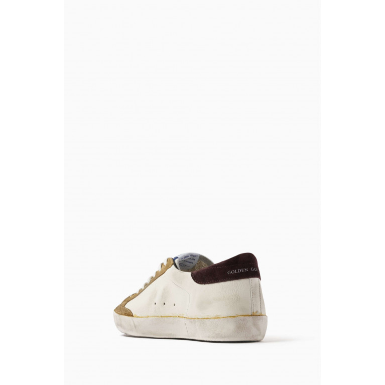 Golden Goose Deluxe Brand - Super-star Distressed Sneakers in Leather