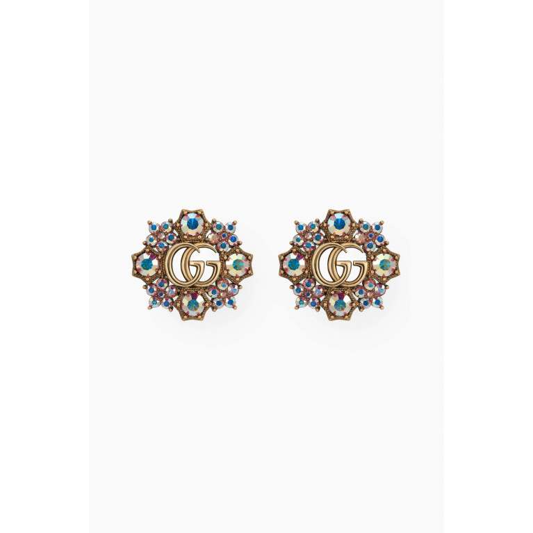 Gucci - GG Crystal Stud Earrings