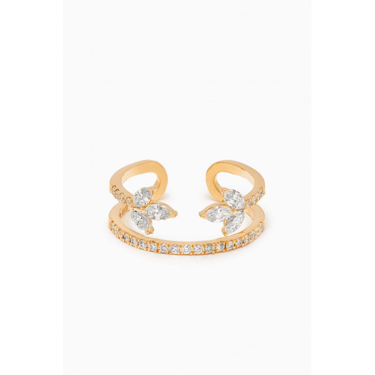 LaBella - Diamond Knuckle Ring in 18kt Gold