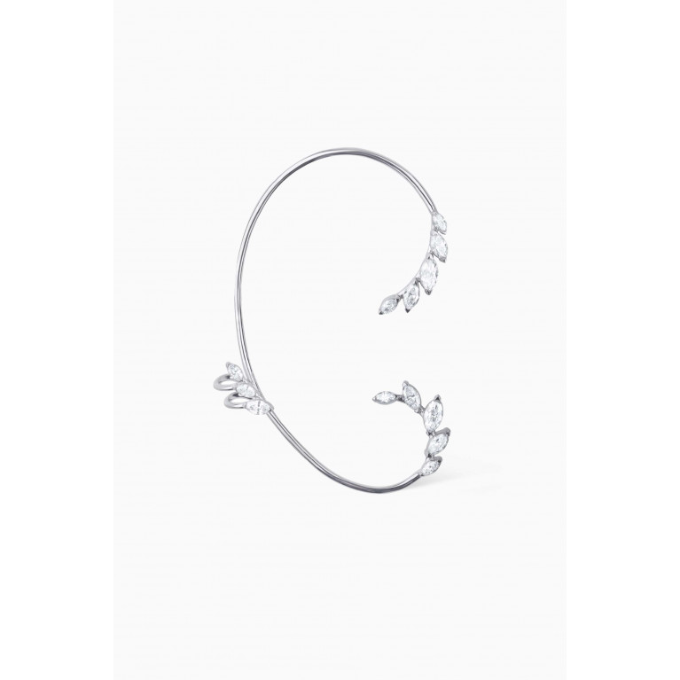 LaBella - Diamond Single Ear Cuff in 18kt White Gold