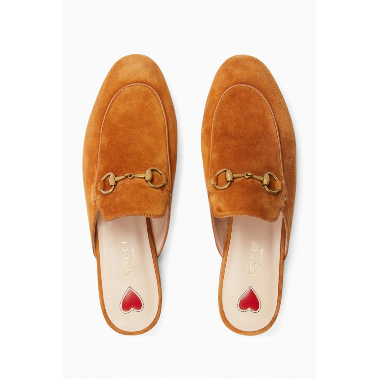 Gucci - Princetown Mules in Suede