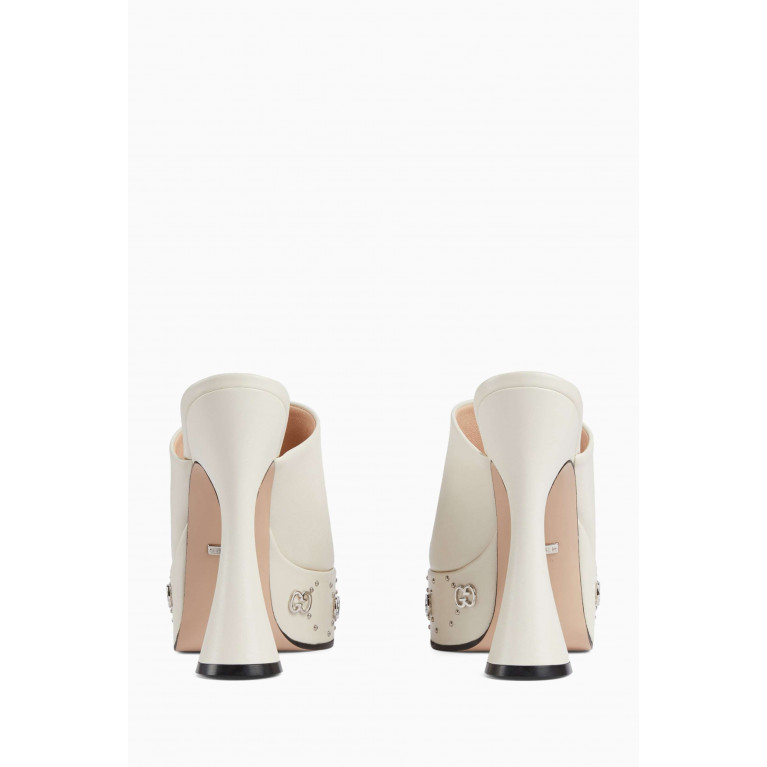 Gucci - Platform Slide 115 Sandals in Leather