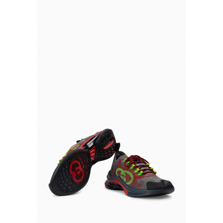 Gucci - Run Low-top Sneakers in Technical Knit Fabric
