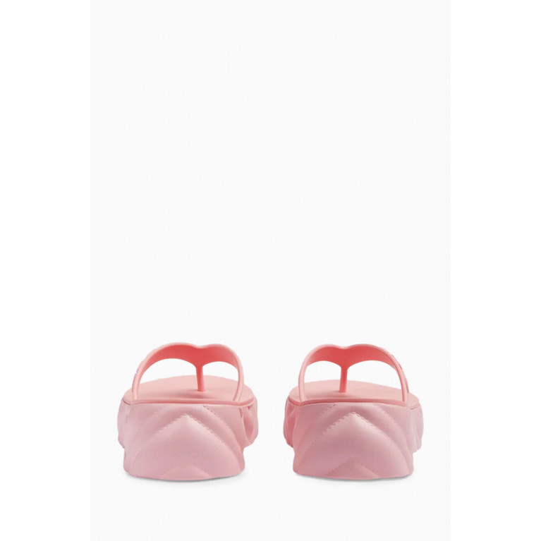 Gucci - Thong Platform Sandals in Rubber