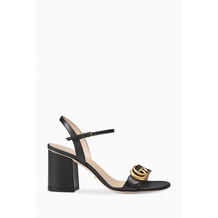 Gucci - Marmont 75 Sandals in Smooth Leather