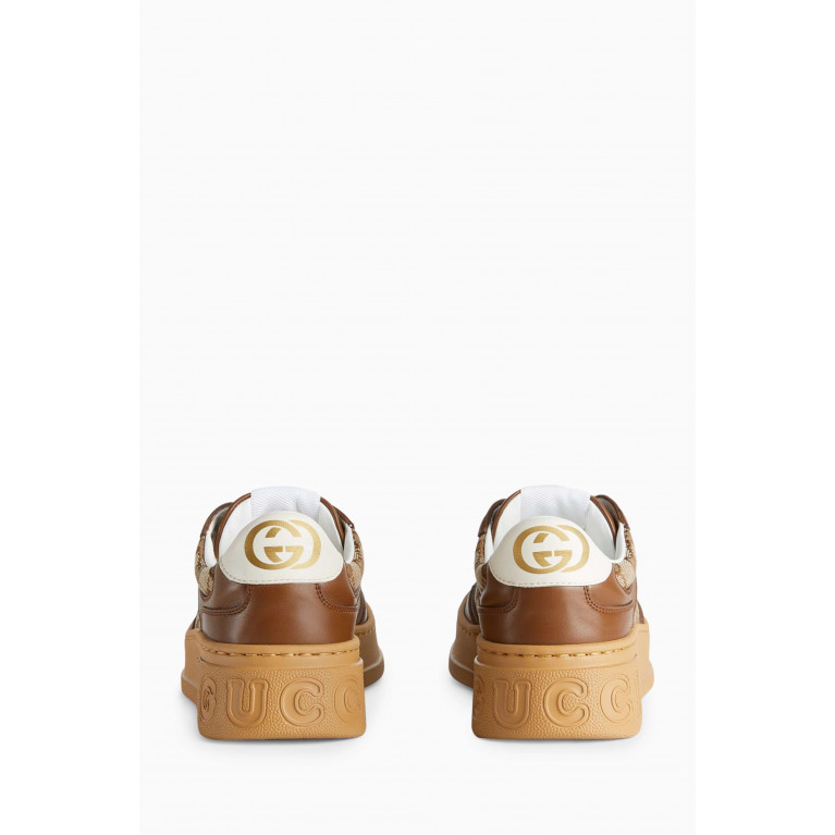 Gucci - GG Sneakers in Leather and Canvas Supreme