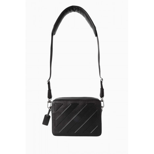 Off-White - Diagonal Stripe Camera Bag in Leather