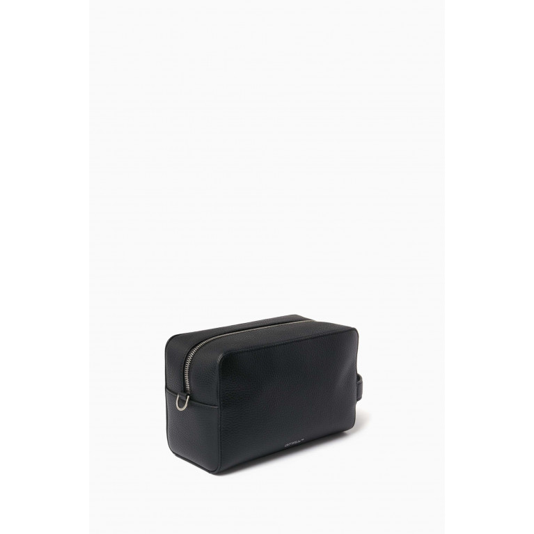 Off-White - 3D Diagonal Washbag in Leather
