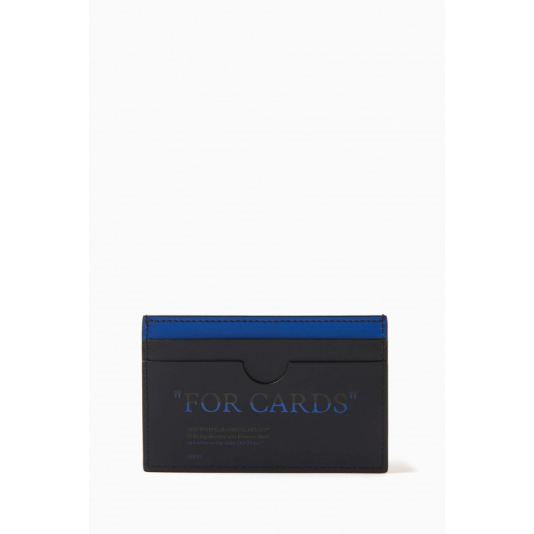 Off-White - "FOR CARDS" Cardholder in Leather Multicolour