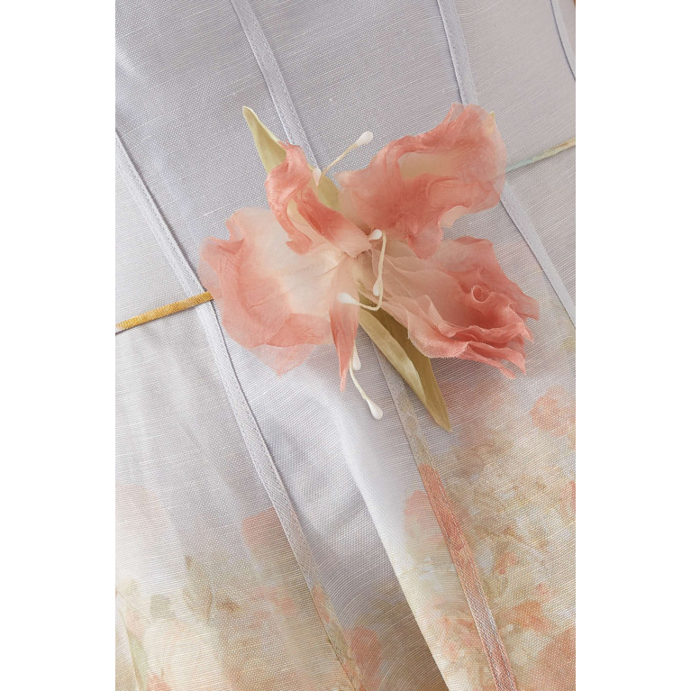 Zimmermann - Luminosity Flip Mini Dress in Silk Linen