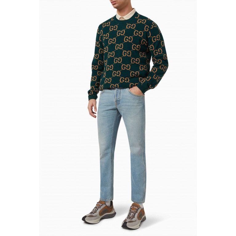 Gucci - Logo Sweater in Wool Jacquard