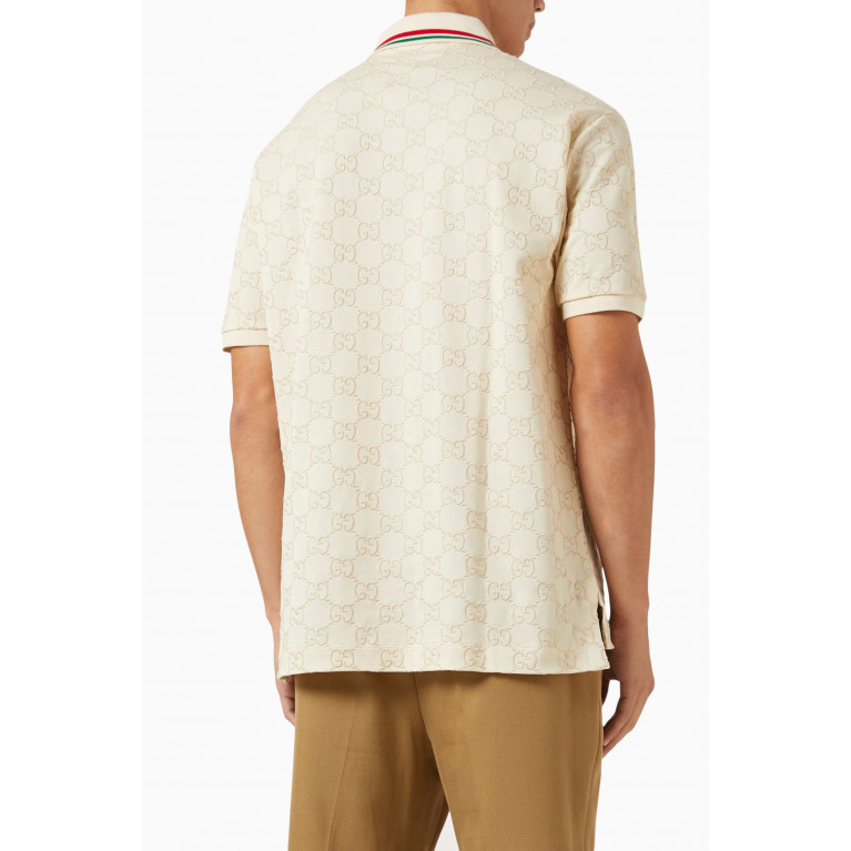 Gucci - Logo Polo Shirt in Cotton Piqué