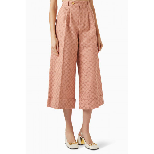 Gucci - GG Pants in Cotton-canvas