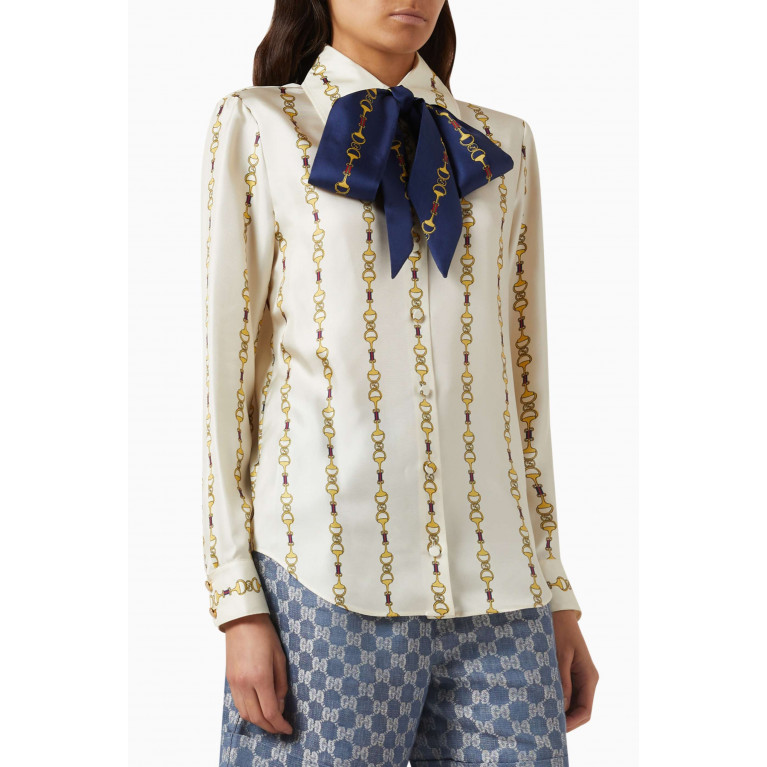 Gucci - Printed Shirt in Silk