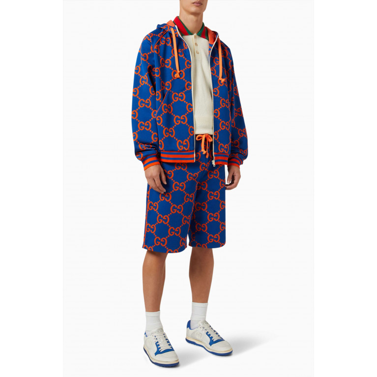 Gucci - Knee-length Shorts in Jersey Jacquard