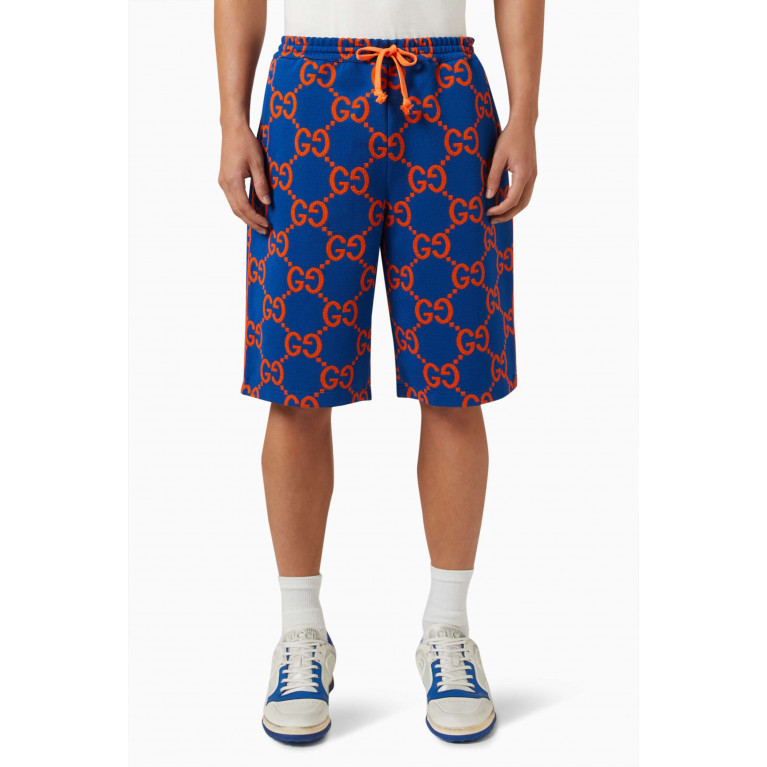 Gucci - Knee-length Shorts in Jersey Jacquard
