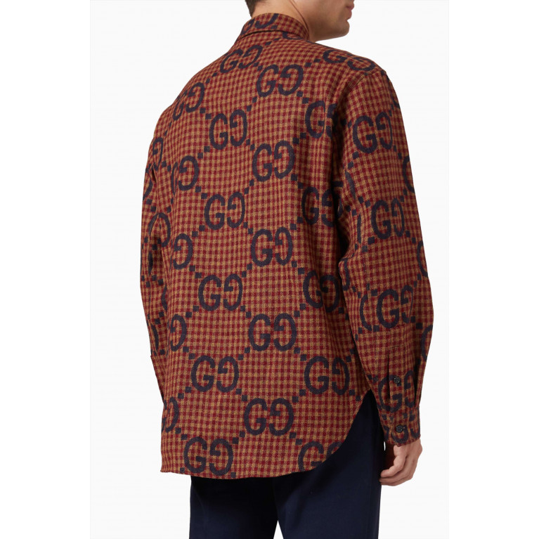 Gucci - Maxi Logo Shirt in Wool