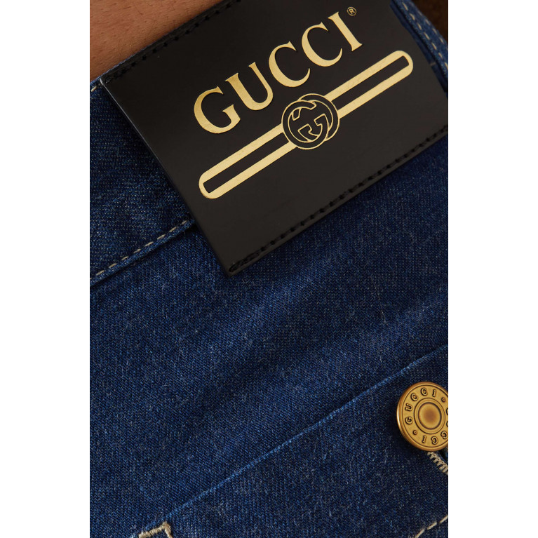 Gucci - GG Cuff Jeans in Denim