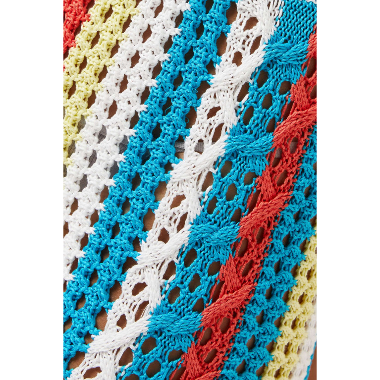 Solid & Striped - Logan Striped Pants in Crochet
