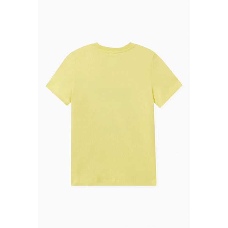 Puma - x Spongebob Logo T-shirt in Cotton Yellow