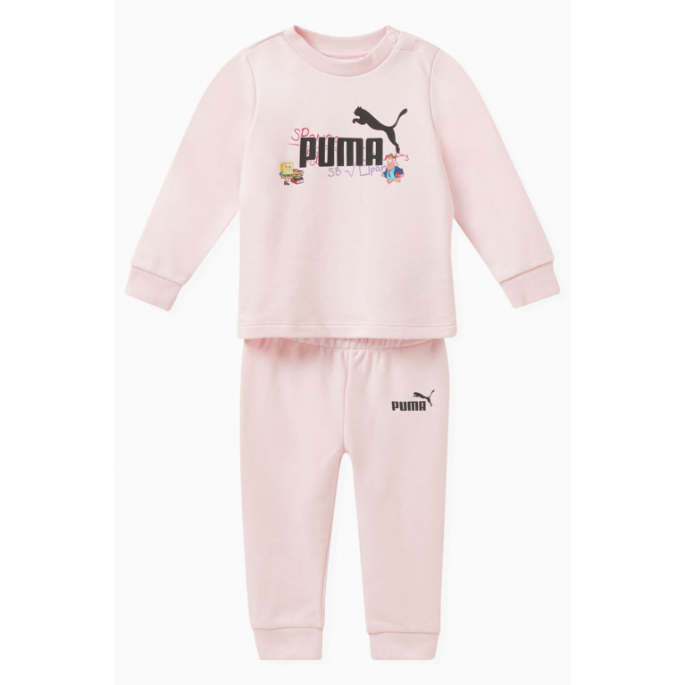 Puma - x Spongebob Tracksuit Set in Cotton Pink