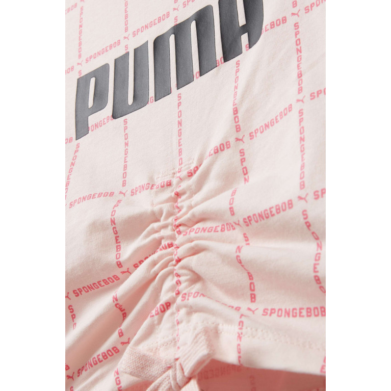 Puma - Spongebob Logo-print T-shirt in Cotton